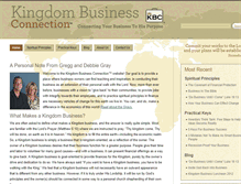 Tablet Screenshot of kingdombusinessconnection.com